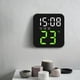 thumbnail image 2 of Amzcrzy Electrónica para hombres Organizador de electrónica Cámara digital Reloj de temperatura LED nuevo y creativo, reloj electrónico, tres juegos de despertador, reloj de pared para porche, reloj, 2 of 2