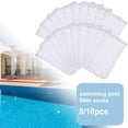thumbnail image 3 of 5/10Pcs Swimming Pool Debris Leaf Garbage Filter Sock Sleeve for Skimmer Basket, 3 of 8