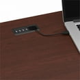 thumbnail image 3 of UrbanPro Modern L Shaped Desk with Hutch in Harvest Cherry, 3 of 7