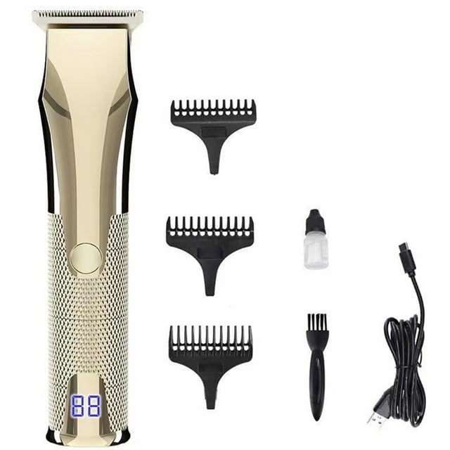 Boovnll Tool Kit, Electric Wireless Hair Clipper, Hair Electric Clipper, Rechargeable Electric Clipper Usb Adult Baby Child 2Ml, Tool Set, Home Essentials, Household Essentials