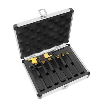 

7PCS 3/4 Shank Indexable Boring Set Insert Turning Lathe Tool Holder Kit