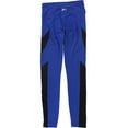 thumbnail image 2 of Reebok Womens Mesh Inserts Yoga Pants, Blue, XS/S, 2 of 2