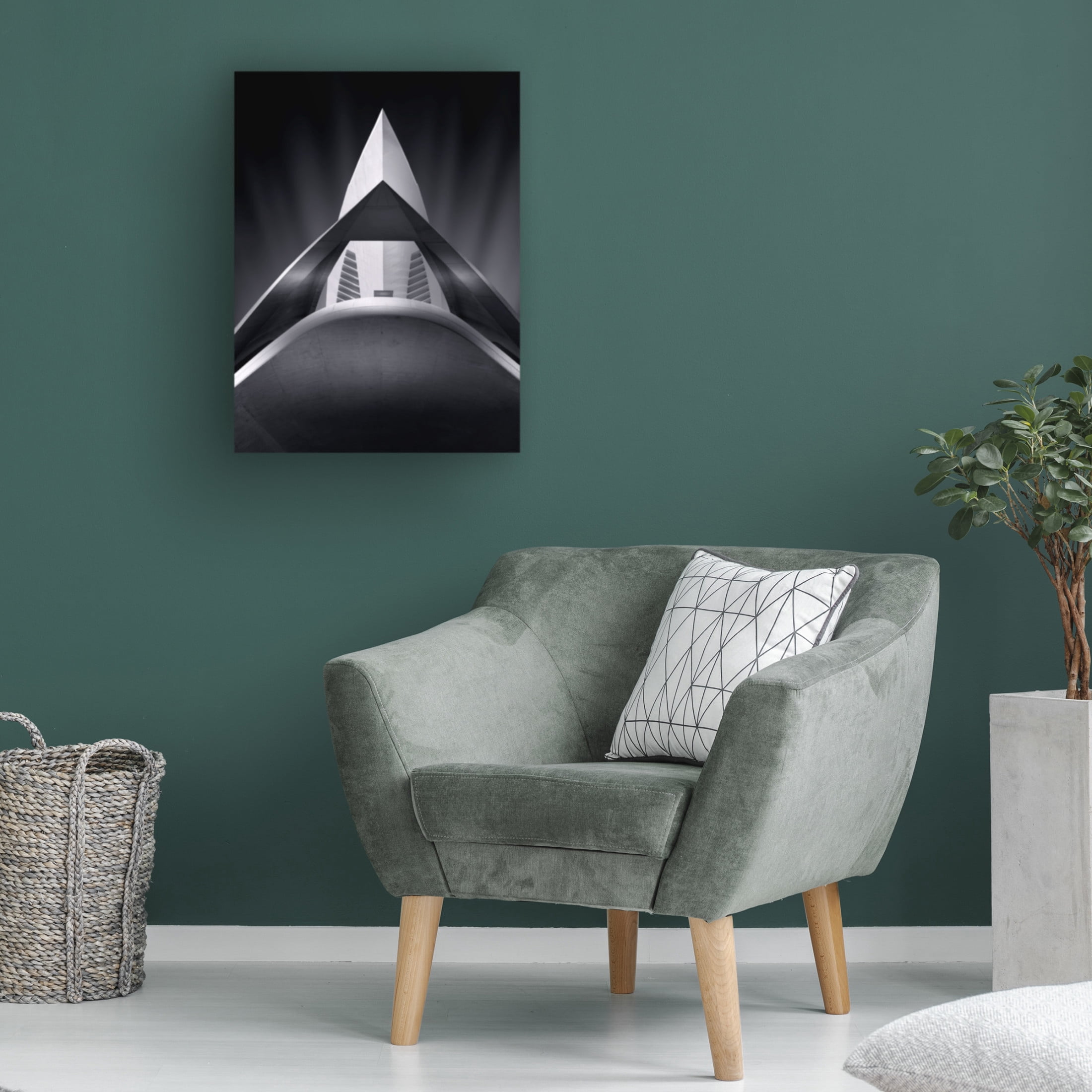 Trademark Fine Art Helena GARCIA HUERTAS Peaks Between Clouds Canvas Wall Art