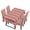 Colorful Wave Stripe, variant on TSOVTHRID Green Golden Marble Print Table Cloth and Chair Covers Set 5-Piece Spandex Stretch Fit Tablecloth and Chair Slipcovers for Dining Room Kitchen Home Party Decor