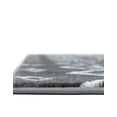 thumbnail image 2 of 5' x 8' Gray and Ivory Geometric Rectangular Area Throw Rug, 2 of 10