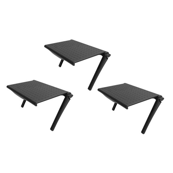 3x Adjustable TV Screen Monitor Shelf Computer Storage Bracket