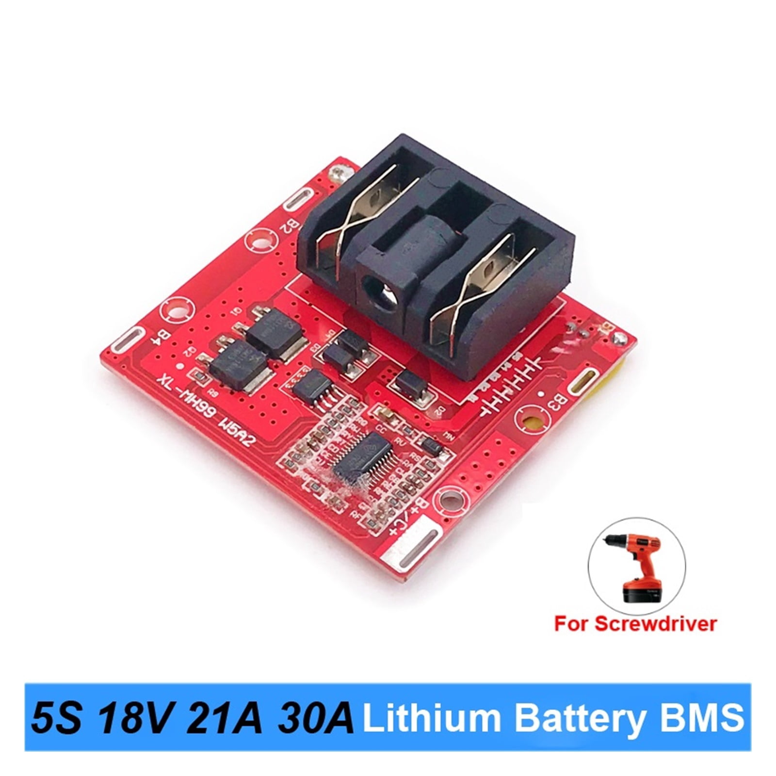 5S 18V 21V 30A BMS Lithium Battery BMS Protected Board For 18V 21V Screwdriver Shura Electric Drill Fit ,Multi -Function Protection