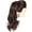 Dark Auburn-24 inch, variant on Aorsher Clip in Ponytail Extension, 24 Inch Dark Auburn Long Curly Wavy Ponytail Natural Wavy Synthetic Hairpiece Pony Tails Hair Extension for Women Daily Use
