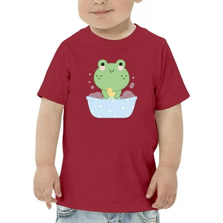 

Cute Baby Frog Bubble Bath T-Shirt Toddler -Image by Shutterstock 4 Toddler