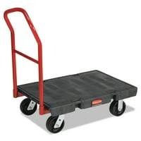 Rubbermaid Commercial Platform Truck, 1000-lb Cap, 24w x 36d x 7h, Black by RUBBERMAID COMMERCIAL PROD.