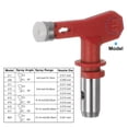 thumbnail image 2 of 2 Packs Reversible Spray Tips for Airless Sprayer 313 Paint Spray Nozzle Tips Sprayer Machine Parts, Red, 2 of 6