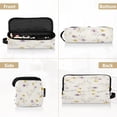 thumbnail image 5 of Hair Tool Organizer Bag with Heat Resistant Mat Removable Travel Storage Case for Hot Air Brushes Curling Irons Lavender and Yellow Flowers, 5 of 8