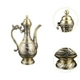 thumbnail image 6 of WeiLaiKeQi Coffee Pot Craft Elegant Flagon Pot for Bedroom Dining Room Living Room BronzewithoutCupTray, 6 of 9