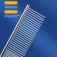 thumbnail image 4 of TIMIFIS Cat Pet Supplies Pet Comb Long Hair Grooming Stainless Steel Comb Open Knot Steel Comb Ragdoll Dog Face Comb Dense Straight Rows Of TeethFall/Winter, 4 of 6