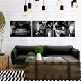 thumbnail image 2 of Hieng Football Art Wall Decor Black and White Sports Canvas Painting Picture Gym Picture Print for Home Office Men Cave Decor Gift for Sport （Only canvas）, 2 of 6