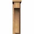 thumbnail image 2 of 5 1/2"W x 14"D x 22"H Huntington Smooth Corbel w/Backplate, Western Red Cedar, 2 of 9