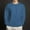 Blue Sweatshirts for Men, variant on Men Crew Neck Sweatshirts Side Seam Split Plain Long Sleeve Oversized Cut for Coffee Errands Neighborhood Walks Green M