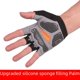 thumbnail image 3 of Guantes de ciclismo, fitness, levantamiento de pesas, medio dedo, antideslizantes, tácticos, para gimnasio, deportes al aire libre, guantes protectores solares para hombres y mujeres, 3 of 6