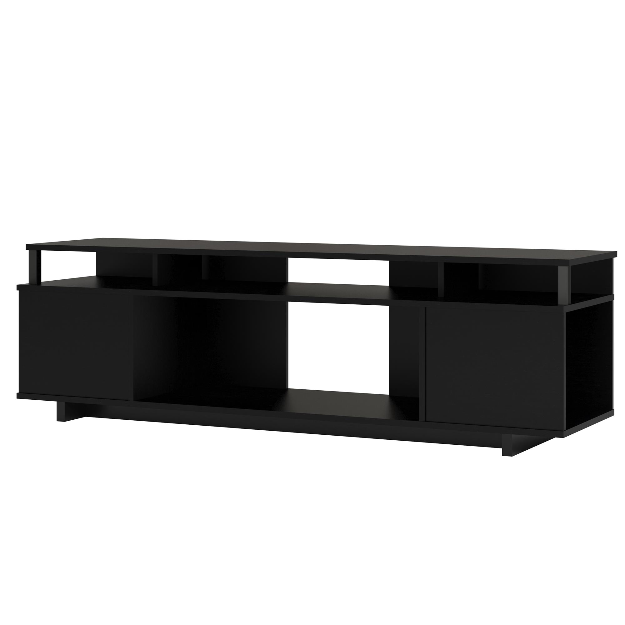 Ameriwood Home Carson TV Stand for TVs up to 65", Black Oak - image 3 of 6