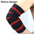 thumbnail image 4 of Rodilleras Dinheiro: soporte y compresión elásticos para rodillas y codos, para levantamiento de pesas, fitness y entrenamiento en el gimnasio, 4 of 5