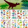 thumbnail image 3 of 10 Sheets Tattoo Sticker Safe Cute Dinosaur Waterproof Temporary Body Sticker, 3 of 9