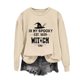 thumbnail image 1 of Heisall Womens Hoodies Halloween Print Long Sleeve Loose Casual Crew Neck Sweatshirts 2025 New Arrival Fashion Style, 1 of 4