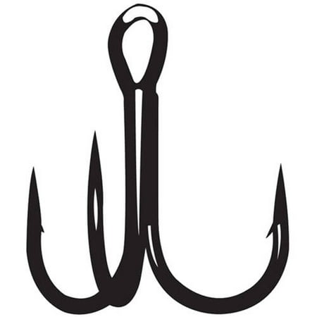 - Gamakatsu Treble S-Shank Round Bend Magic Eye Hook, NS Black