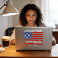 thumbnail image 2 of 5pcs 250 Anniversary Decal Waterproof Car Window Decals Patriotic Vinyl Decals for Vehicles 250 Anniversary USA Stickers American Flag Pride Stickers 8x8in, 2 of 8