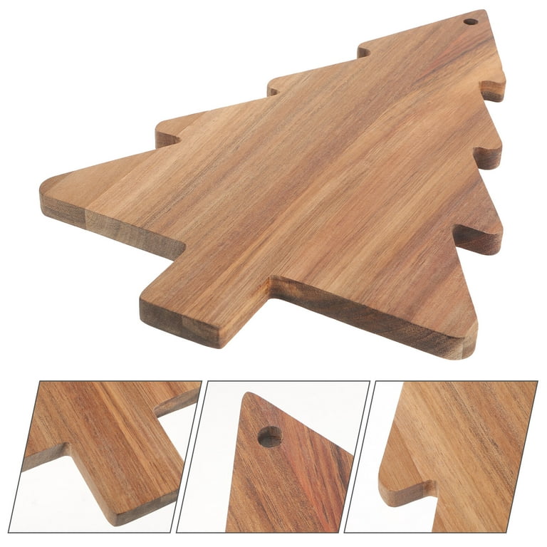 Kitchen Chopping Board Platter Cheese Vegetables Fruit Tray Christmas Tree  Board 