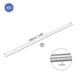thumbnail image 2 of 5Pack M3 x 100mm Fully Threaded Rod with 10 Pack Hex Nuts, 1.25mm Thread Pitch 304 Stainless Steel, 2 of 7