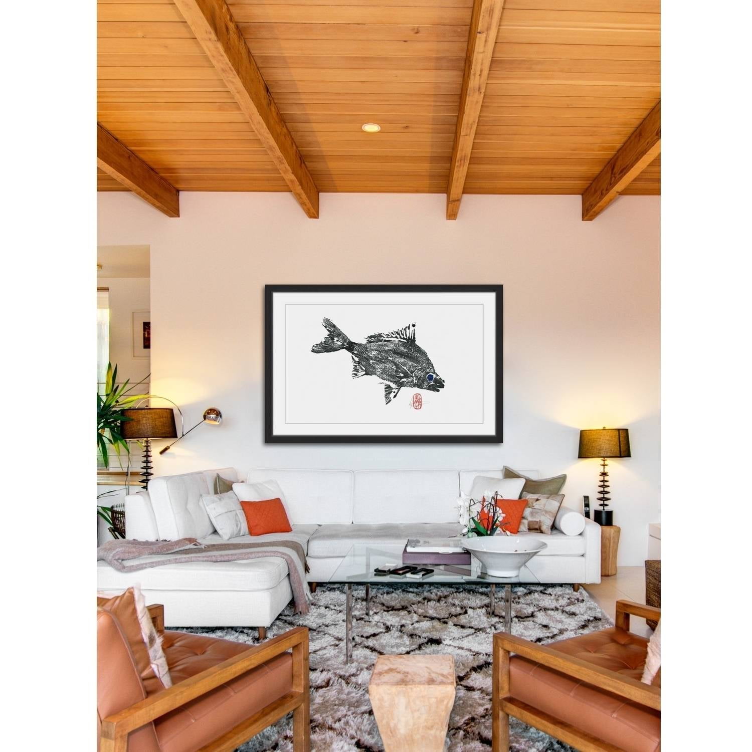 "Silver Bream" Framed Painting Print
