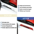 Daeiclru Car Door Sill DHF10 Protector, Real Carbon Fiber Door Sill