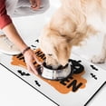 thumbnail image 2 of Happy Halloween Pumpkin Dog Food Mats for Floors Absorbent No-Slip 17x30 Inch Pet Food Mat Evil Pumpkin Ghost Pet Feeding Mat Dog Water Bowl Mat for Messy Drinker, 2 of 7