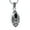 Black, variant on Personalize Stainless Steel Vintage Devil's Eye Urn Pendant Memorial Jewelry Cremation Jewelry for Ashes Necklace