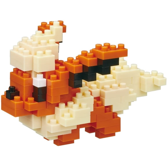 Kawada Nanoblock Pokemon Series Flareon Micro-Sized Building Block Set