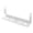 White, variant on Heavy Duty Iron Under Desk Wire Organizers Tray Installation 15.75-20.47 Inches Retractables Cable Management Systems