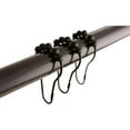 thumbnail image 2 of Kingston Brass Edenscape SRCR128 Roller Ball Shower Curtain Rings, 12 Pcs/Set, Satin Nickel, 2 of 4