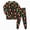 H001-Dark Green, variant on TOWED22 Girls Boys Christmas Pajamas Xmas Graphic Pjs Toddler 2 Piece Sleepwear Kids Holiday Clothes Set