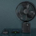 thumbnail image 4 of Injueey Ventilador eléctrico portátil con Control remoto, Motor sin escobillas de CC de bajo ruido, ventilador de techo esencial para acampar Electrodomésticos, 4 of 6
