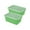Green, variant on Storex Small Cubby Bin, with Cover, Classroom Red, Pack of 2