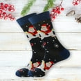 thumbnail image 1 of PEIXUN Mens Performance Cotton Pad Sports Leisure Socks Christmas Pattern Socks for Men, 1 of 3