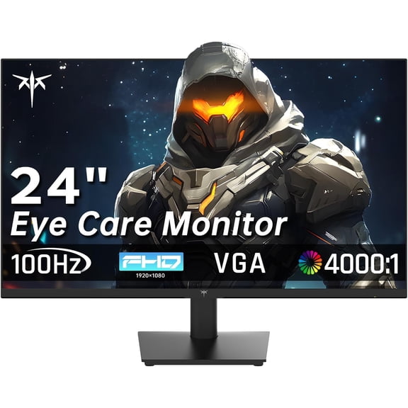 Restored KTC H24V27 24" FHD 1080P 100Hz Computer Monitor, VA Panel FreeSync PC Gaming Monitor, HDMI VGA Ports, HDR, 40001 Contrast, LowBlue Mode, Ergonomic Tilt Eye Care for Home Office (Refurbished)