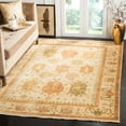 thumbnail image 5 of Safavieh  Couture Hand-knotted Oushak Rivka Traditional Oriental Wool Rug with Fringe Grey/Gold 9' x 12' 9' x 12' Living Room,Bedroom,Dining Room, 5 of 5
