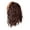 C-Dark brown, variant on Wig for woman Wig extensions Water ripple half head cover Headband Short Cu