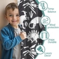 thumbnail image 3 of Blackout Kids Curtains,Black and White Dinosaur Pattern Childrens Insulated Curtains Set Of 2,Bedroom Essentials,Toddler Room Decor 42"x54", 3 of 5