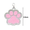 thumbnail image 5 of Guiexla Pet ID Tag Exquisite Rhinestone Decor Engraved Pet Name Tag Personalized Dogs Cats Nameplate Pet Supplies, 5 of 8