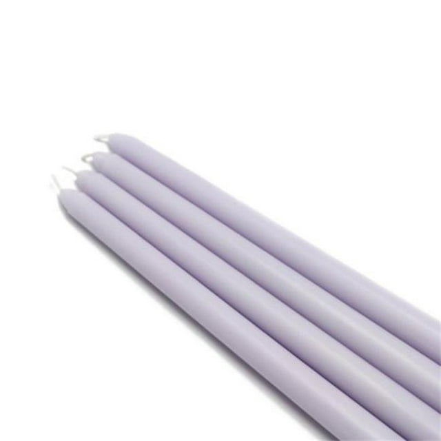12 in. Taper Candles, Lavender - 12 Piece