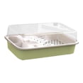 thumbnail image 5 of FITYLE Turtle Tank Reptile Habitat Multifunction Areas Bottom Drainage Tortoises Case Breeding Box Hermit Tortoise Enclosure Starter green, 5 of 9