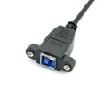 thumbnail image 6 of Chenyang CY USB 3.0 Back Panel Mount B Type Female To Right Angled 90 Degree B Type Male Extension Cable 0.5m Cable, 6 of 6
