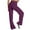 Purple, variant on Women's Casual Pants High Waist Lifting Soft Stretchy Comfy Trousers for Yoga Gym Workout Athletic Wear
